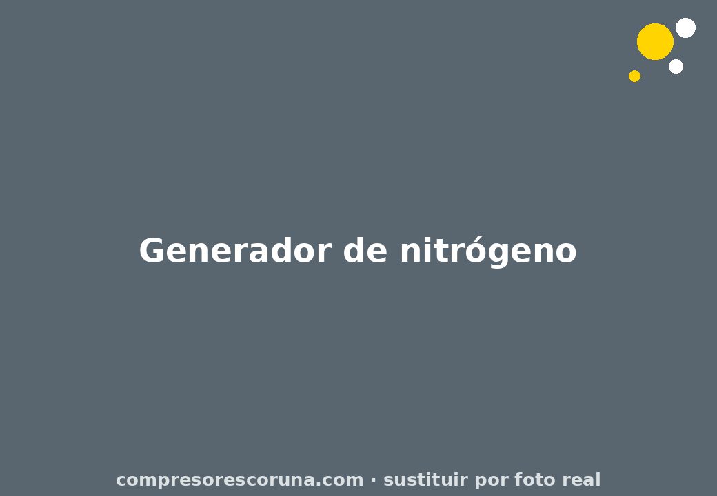 Generador de nitrógeno PSA a partir de aire comprimido